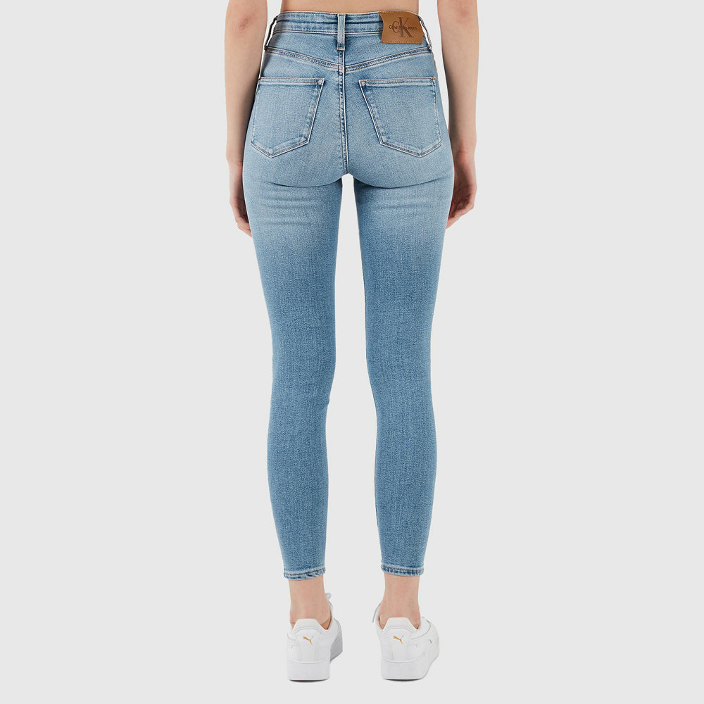 High Rise Super Skinny Ankle Jeans - Denim Light