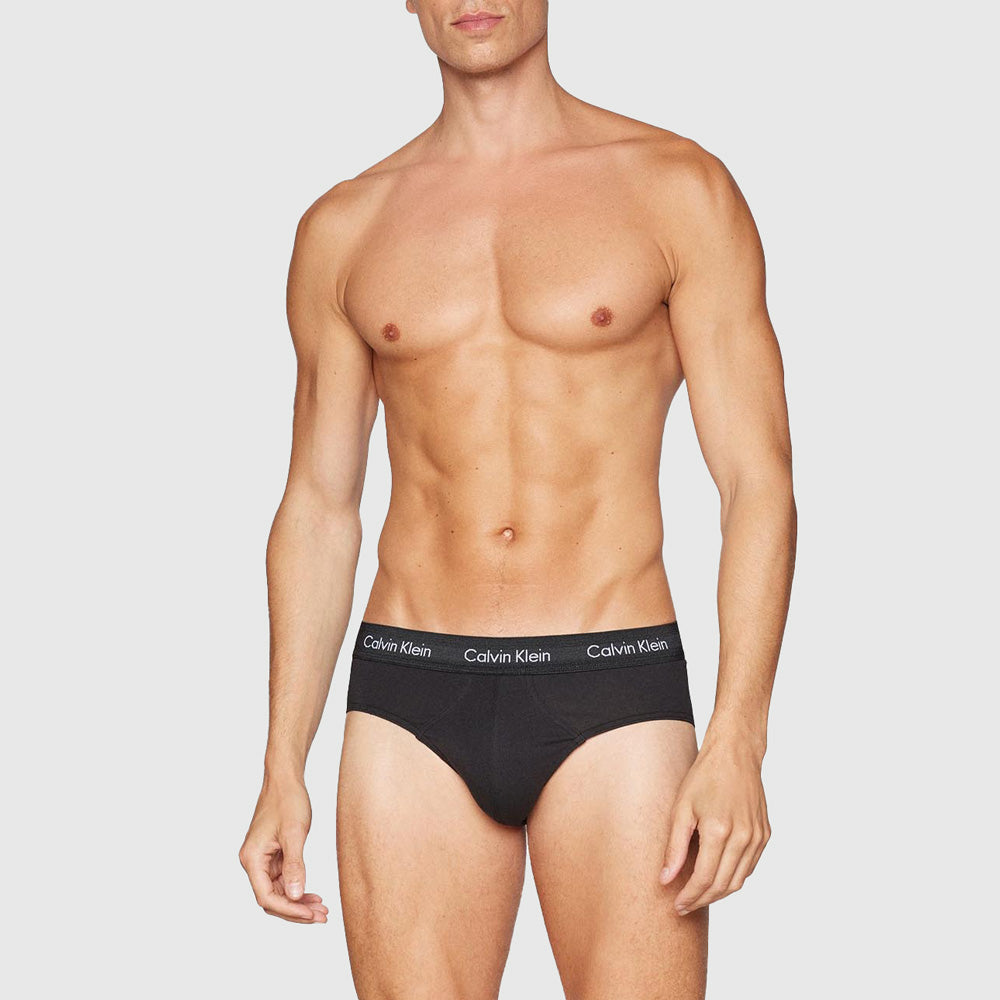 Calvin Klein 3 Pack Hip Brief - Black Multi |ThirdBaseUrban