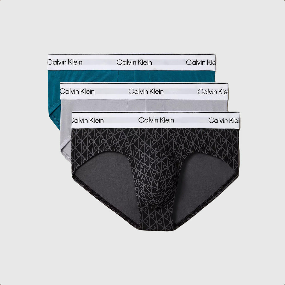 Calvin Klein 3 Pack Hip Brief - Multi |ThirdBaseUrban
