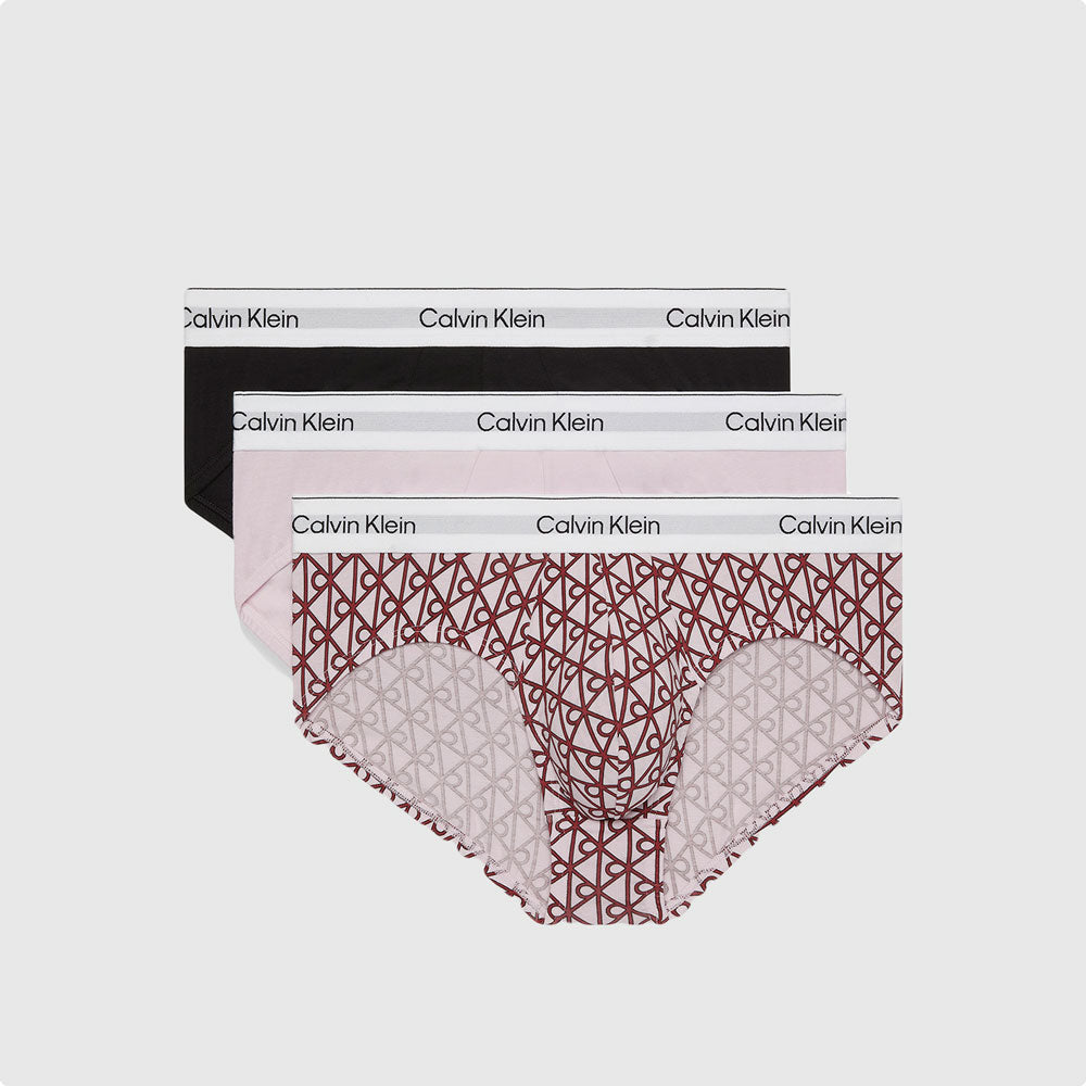 Calvin Klein 3 Pack Hip Brief - Multi |ThirdBaseUrban