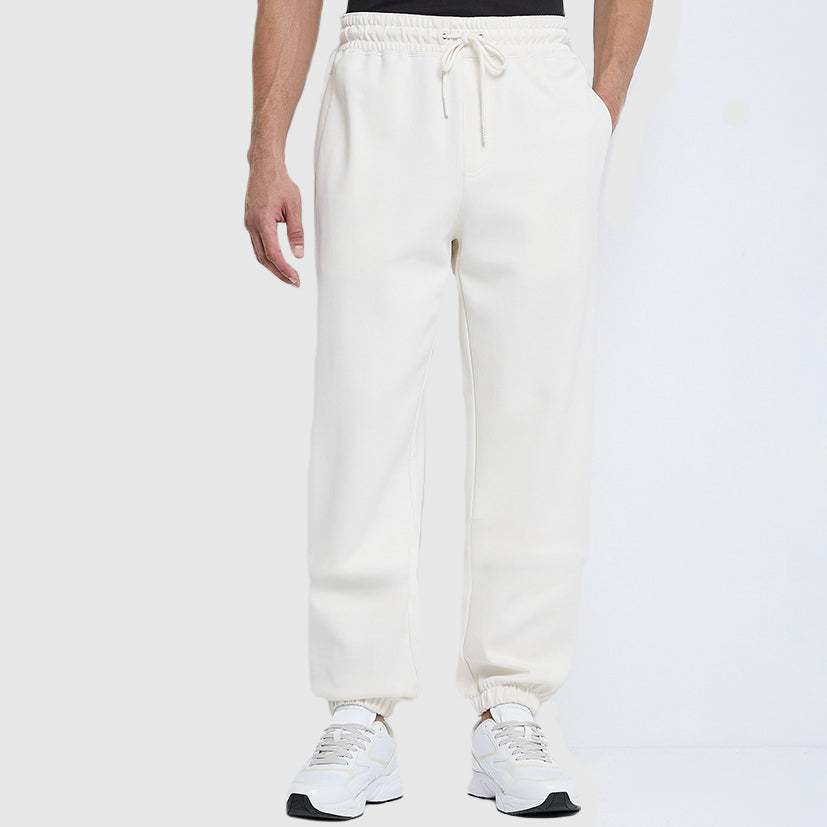 Calvin Klein Interlock Sweatpants - Cream |ThirdBaseUrban