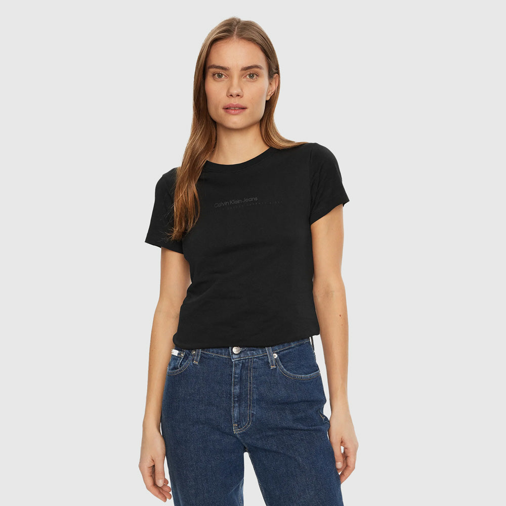 Calvin Klein Institutional Slim T-Shirt - Black |ThirdBaseUrban