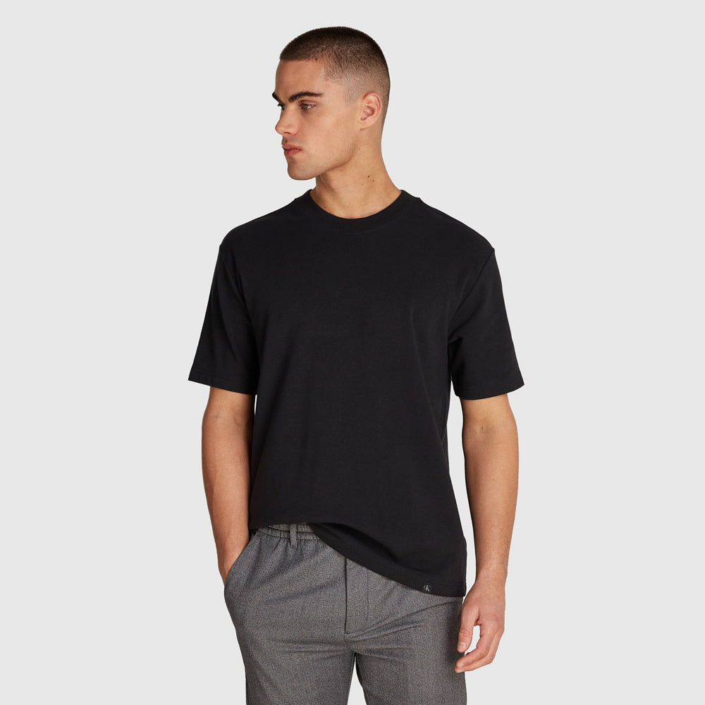 Calvin Klein Interlock T-Shirt - Black |ThirdBaseUrban