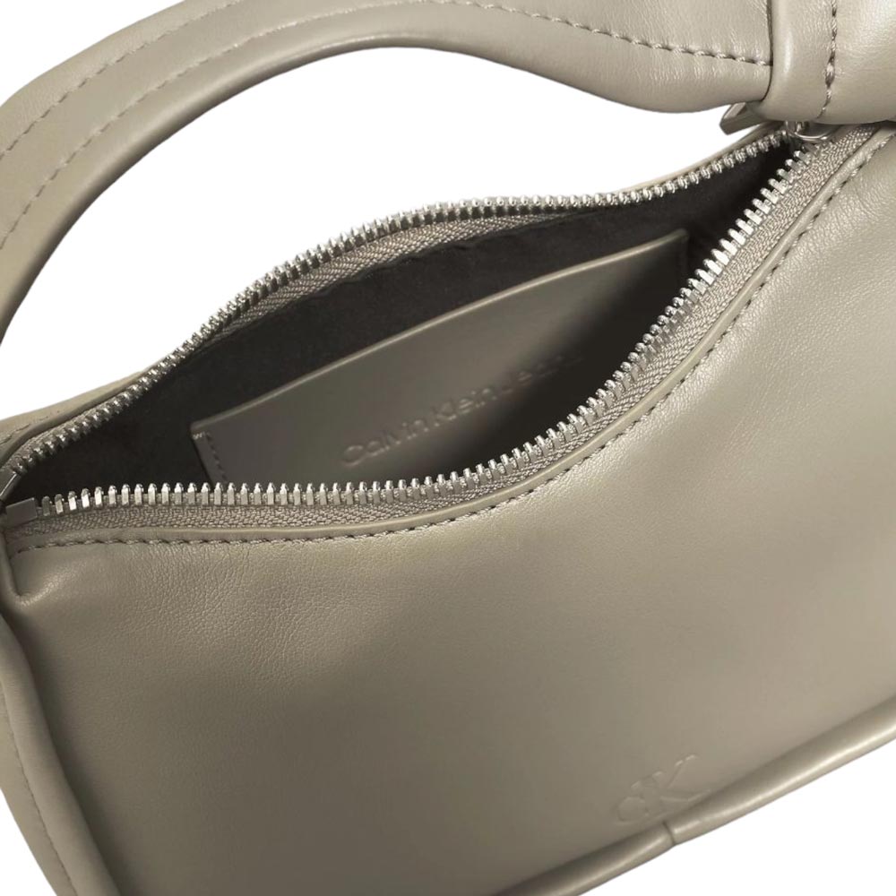 Knotted Mini Block Bag - Beige