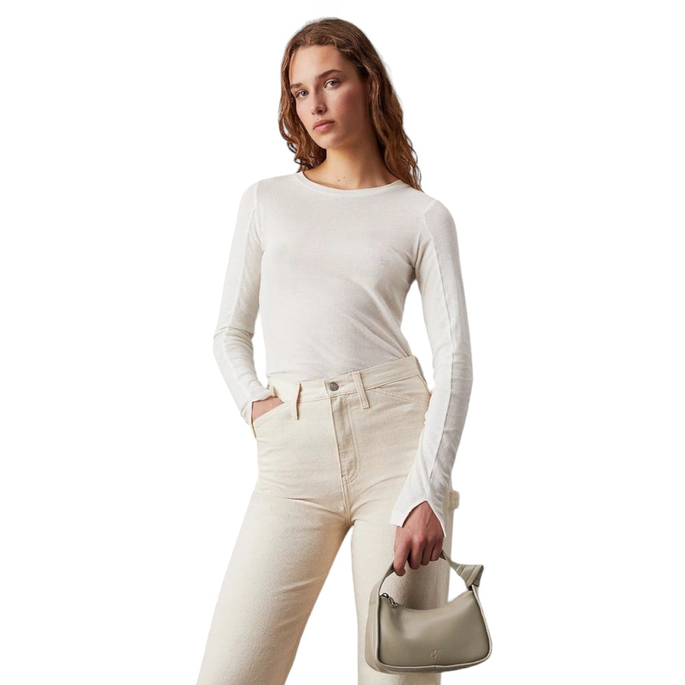 Knotted Mini Block Bag - Beige