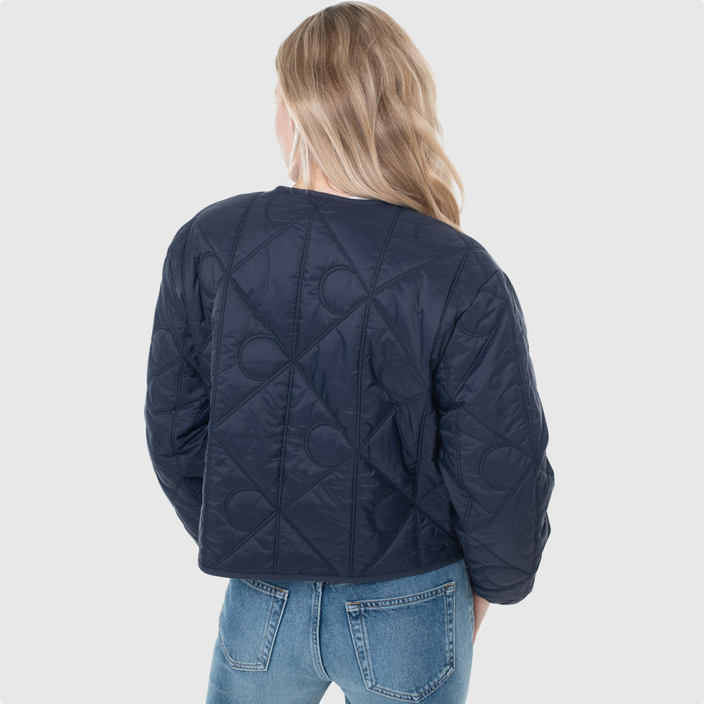 Lightweight Quilted Jacket - Navy