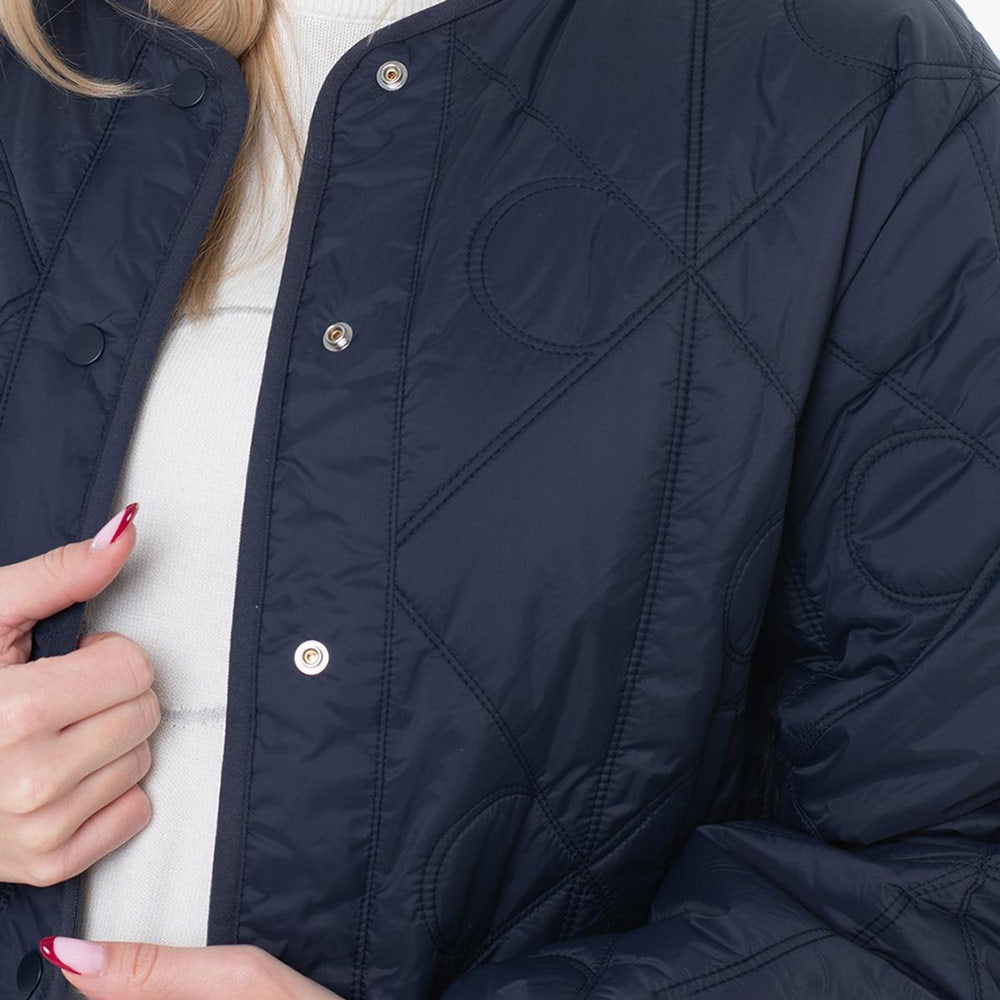 Lightweight Quilted Jacket - Navy