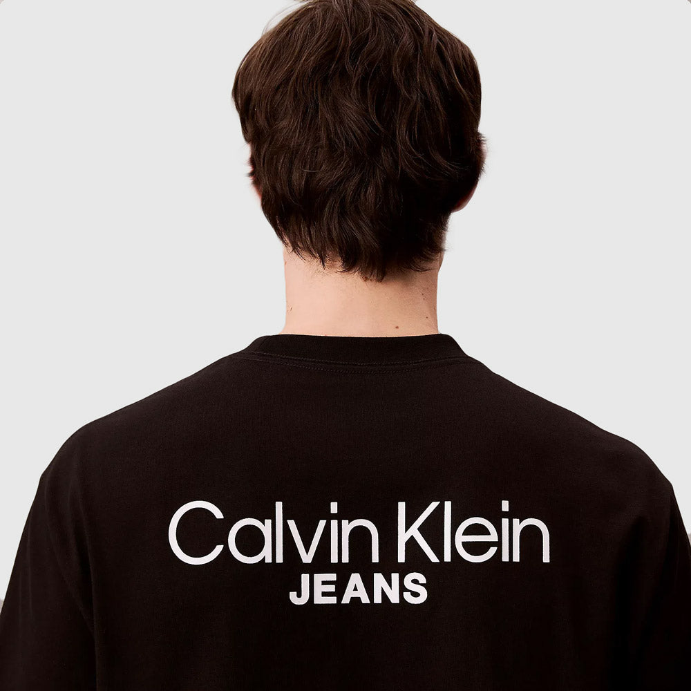 Logo Back Print T-Shirt - Black