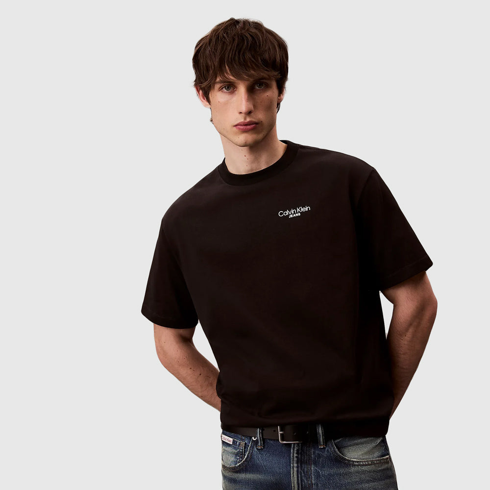 Calvin Klein Logo Back Print T-Shirt - Black |ThirdBaseUrban