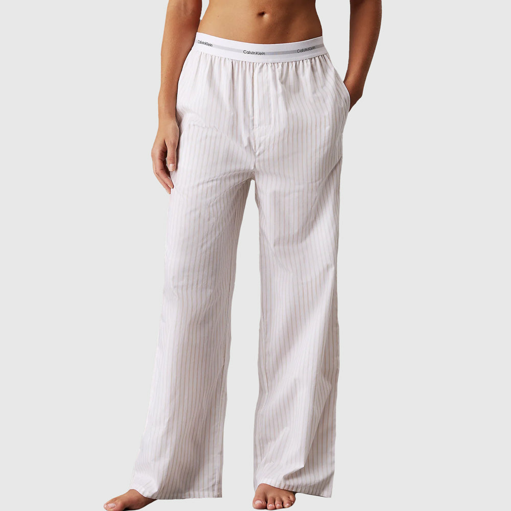 Calvin Klein Poplin Pants - Stripe |ThirdBaseUrban
