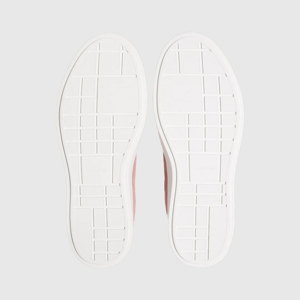 Suede Signature Logo Sneaker - White Multi