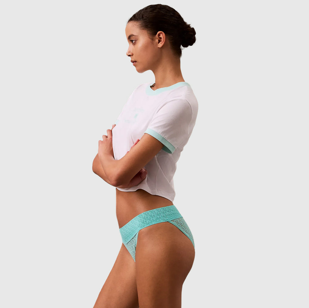 Low Rise Bikini Bottom - Teal