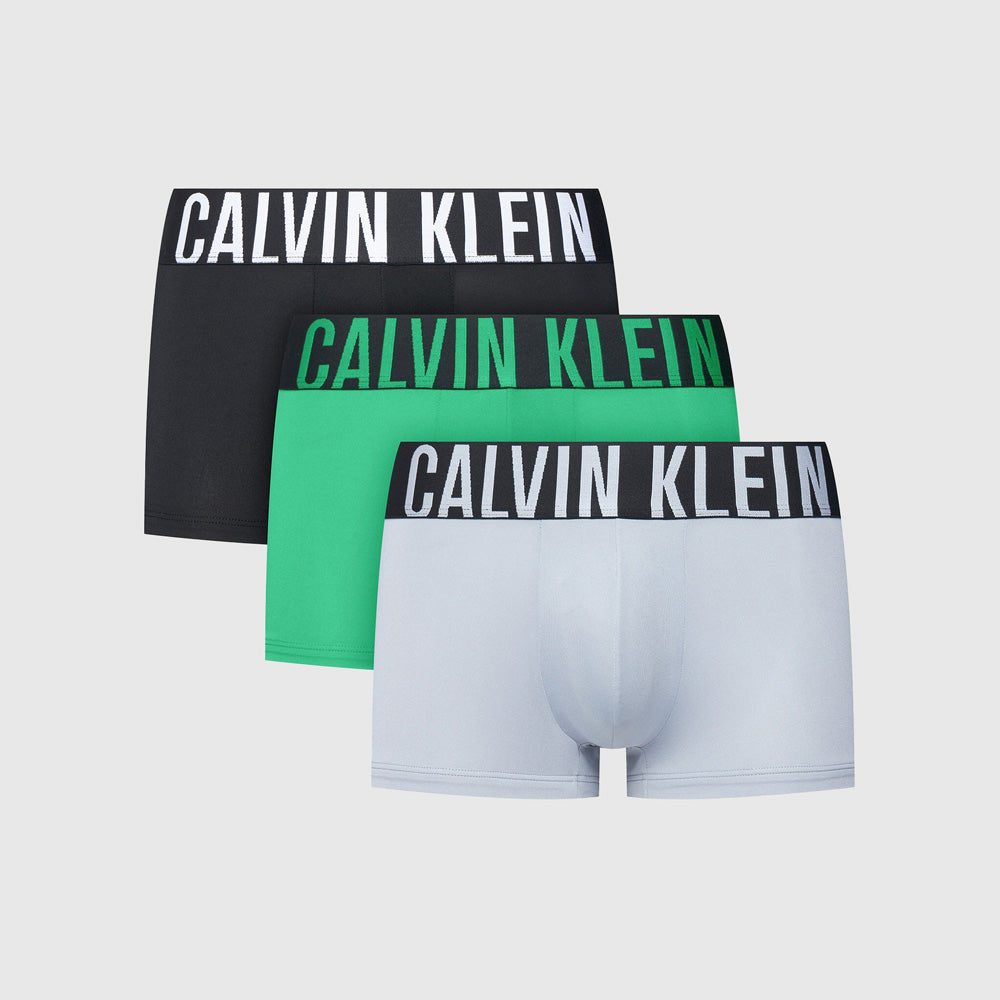 Calvin Klein 3 Pack Low Rise Trunk - Grey Multi |ThirdBaseUrban