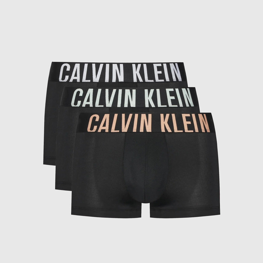 Calvin Klein 3 Pack Low Rise Trunks - Black Multi |ThirdBaseUrban