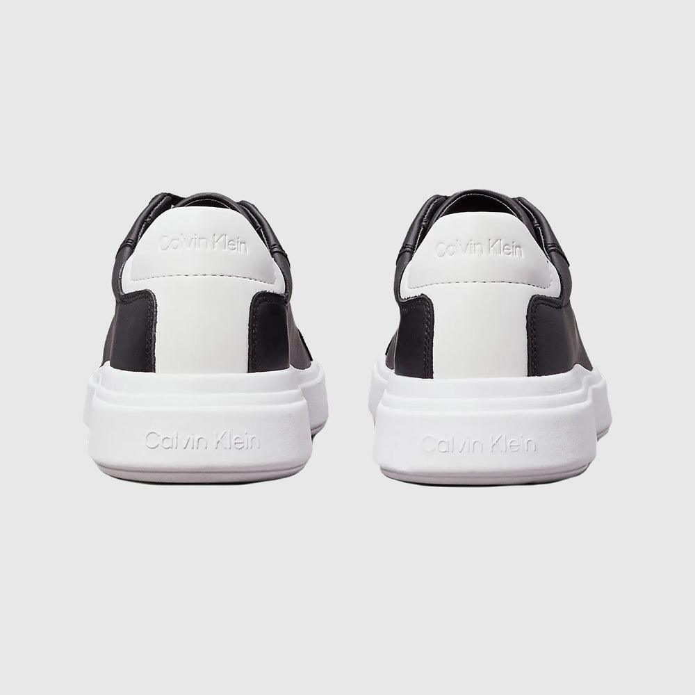 Leather Low Top Sneaker - Black