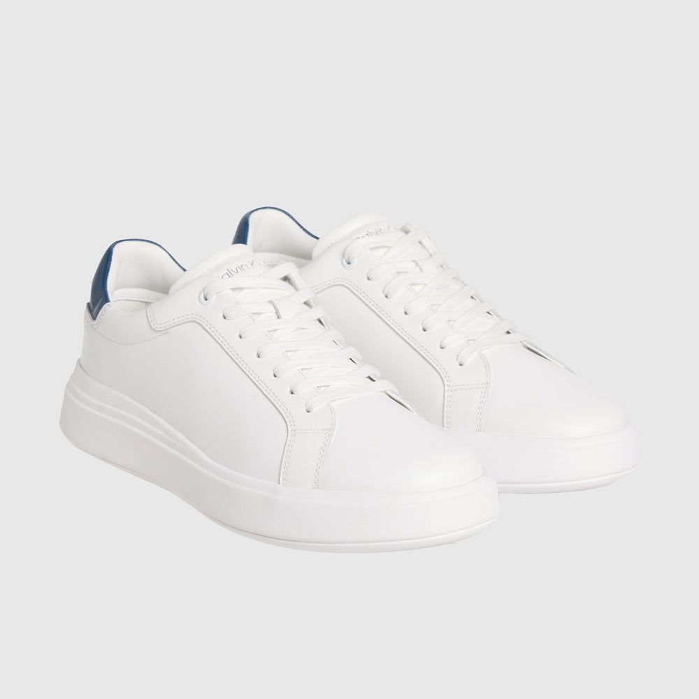 Low Top Leather Sneaker - White Multi