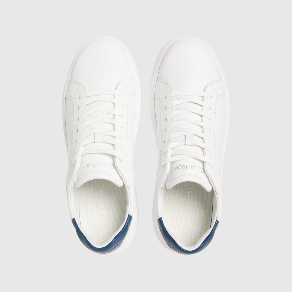 Low Top Leather Sneaker - White Multi