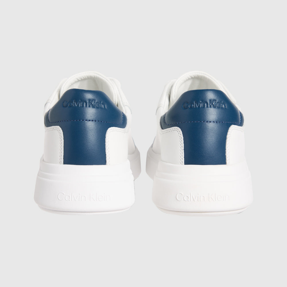 Low Top Leather Sneaker - White Multi