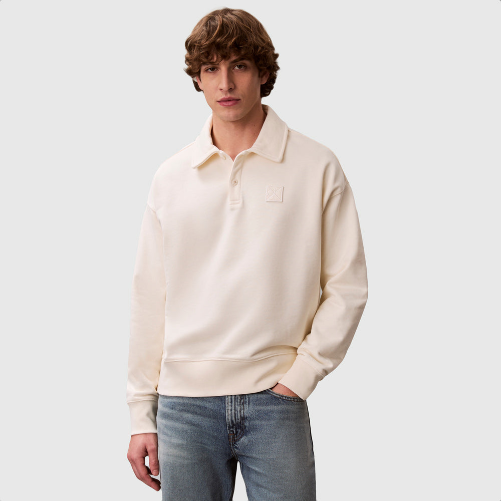 Calvin Klein Terry Ck Emblem Golfer - Offwhite |ThirdBaseUrban