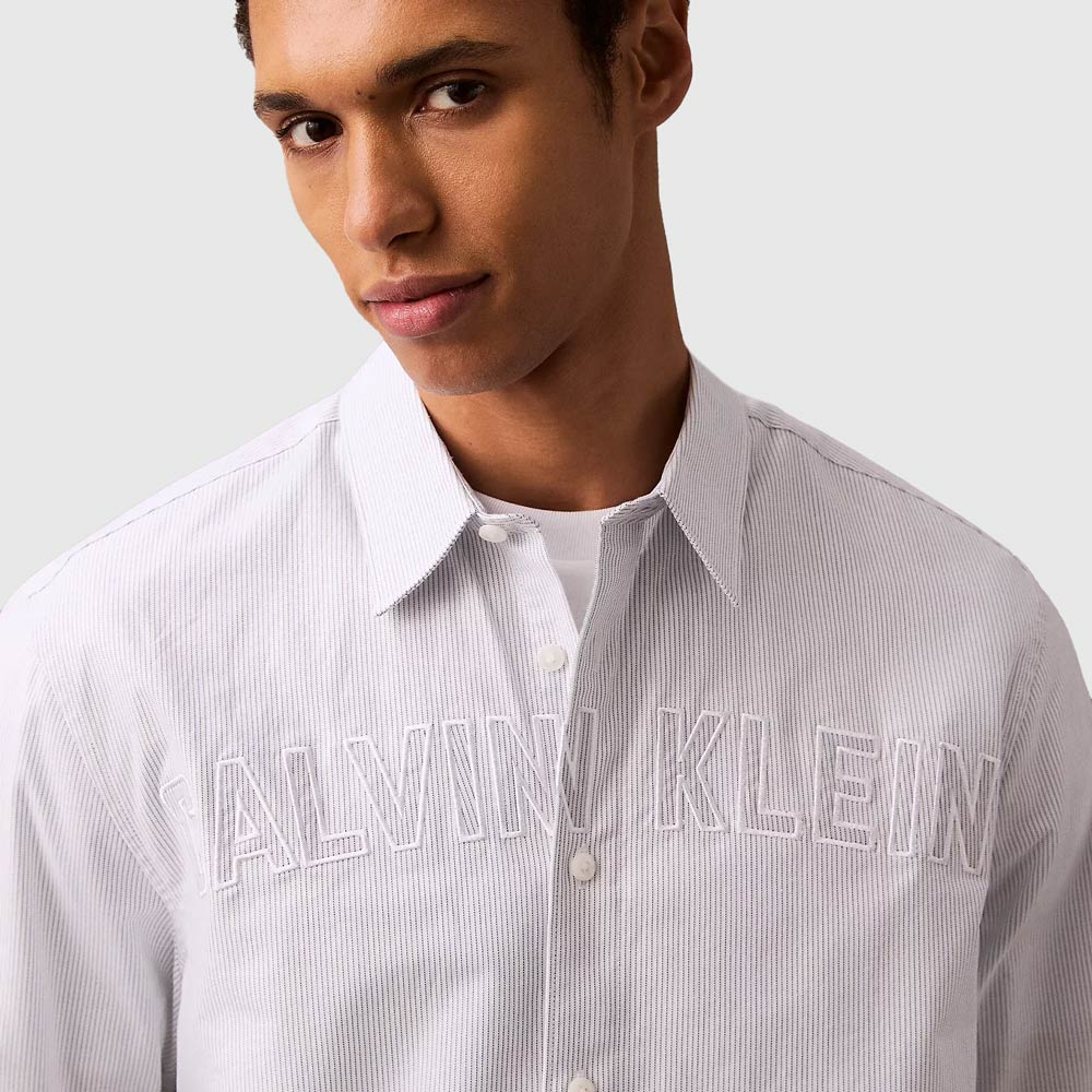 Oxford Logo Shirt - Light Blue