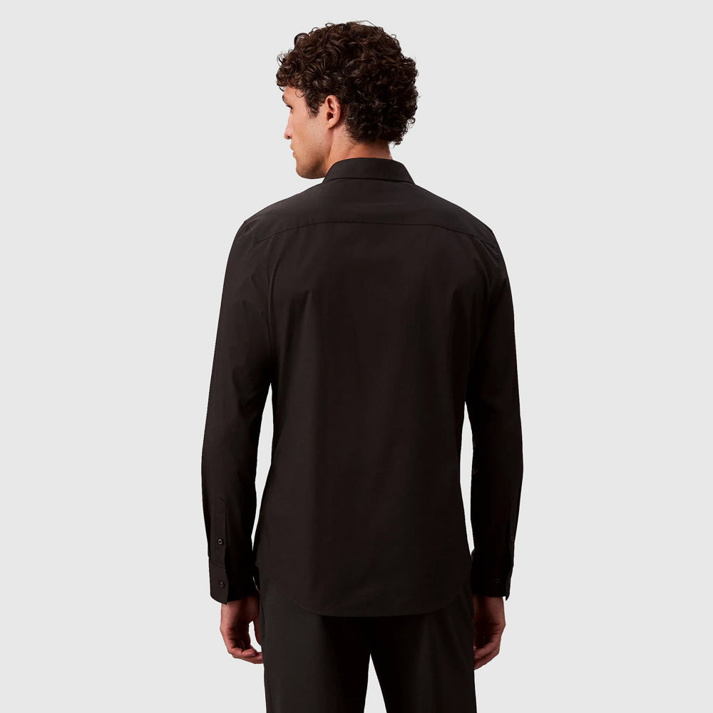 Solid Slim Shirt - Black