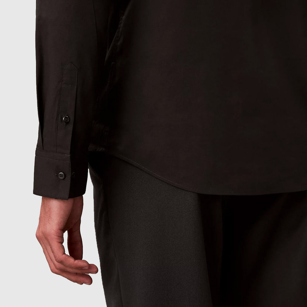 Solid Slim Shirt - Black
