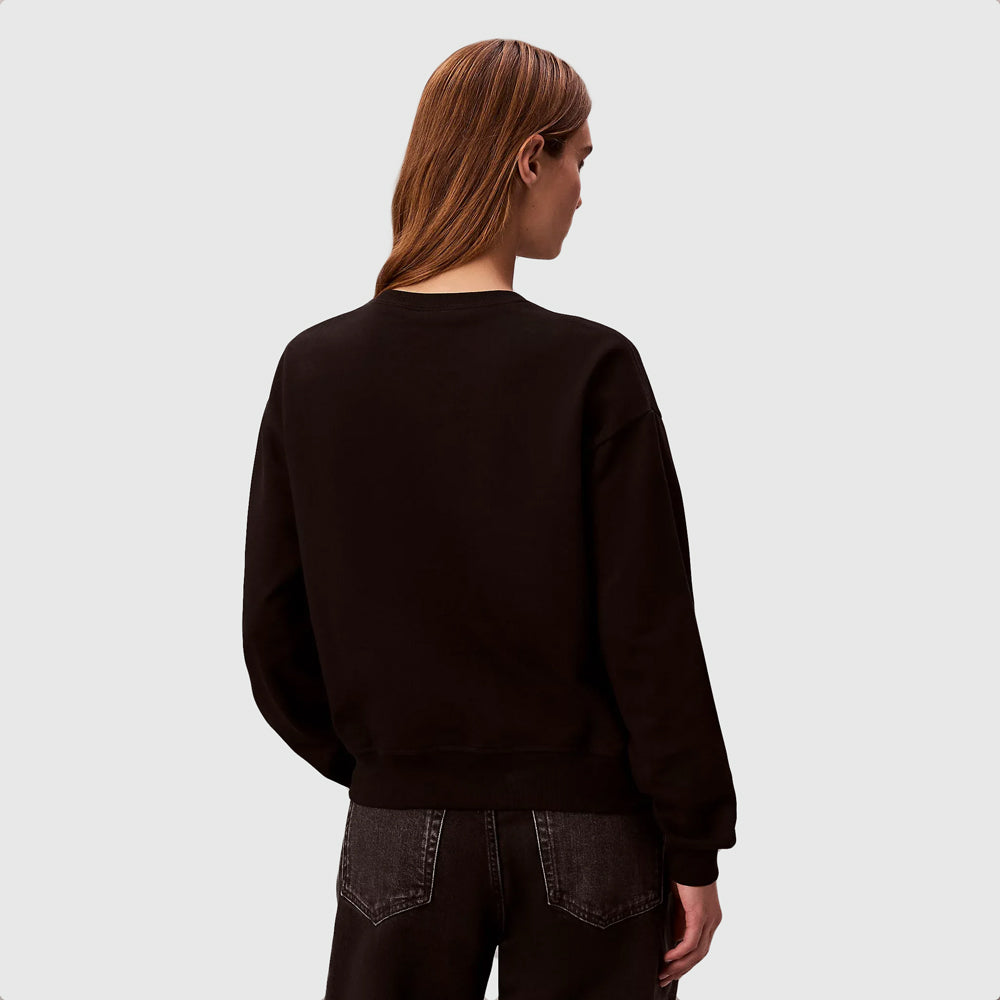 Monologo French Terry Sweater - Black