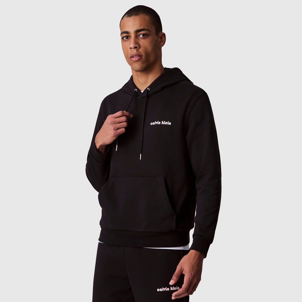 Calvin Klein Terry Calvin Bauhaus Hoodie - Black |ThirdBaseUrban