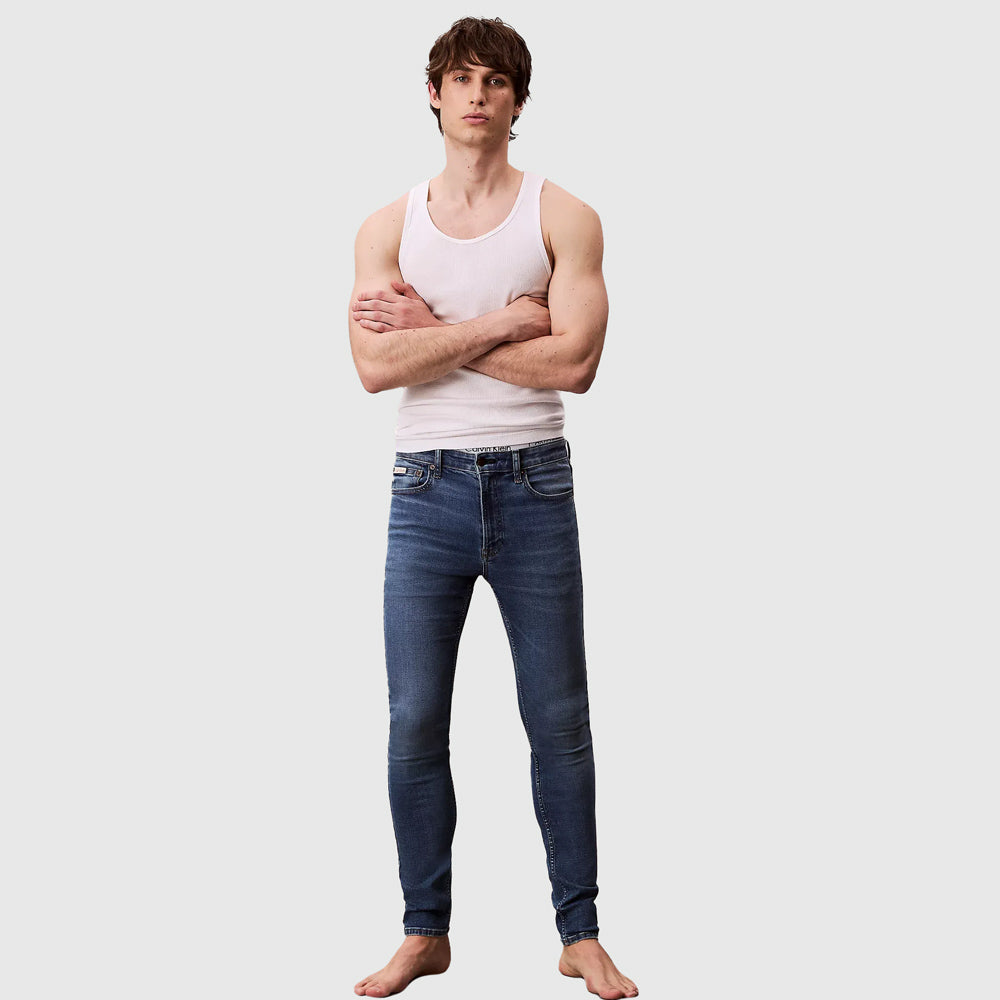 Calvin Klein Skinny Canyon Regen Jeans - Denim Medium |ThirdBaseUrban