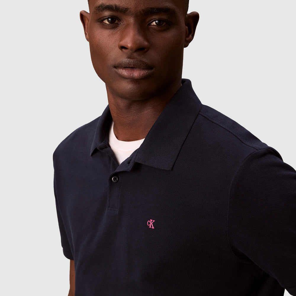 Pique Classic Golfer - Navy