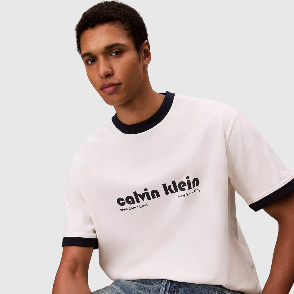 Retro Ringer T-Shirt - Offwhite