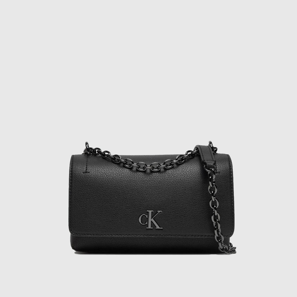 Calvin Klein Minimal Monogram Bag - Black |ThirdBaseUrban