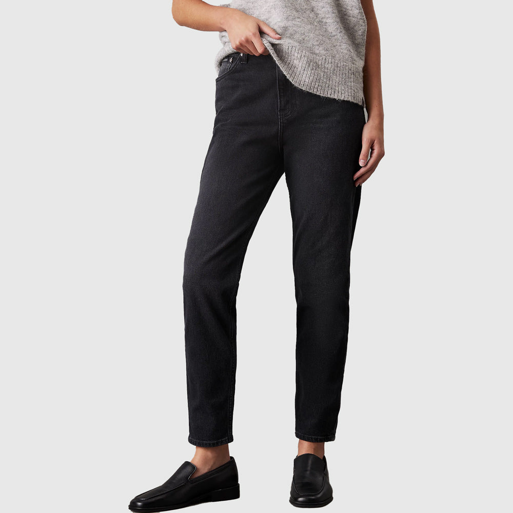 Calvin Klein Mom Jeans - Denim Black |ThirdBaseUrban
