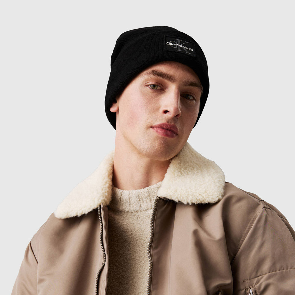 Patch Beanie - Black