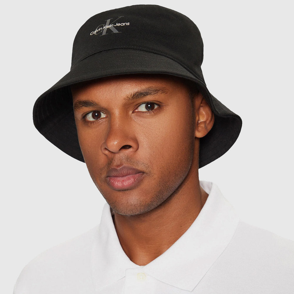 Calvin Klein Print Bucket Hat - Black |ThirdBaseUrban