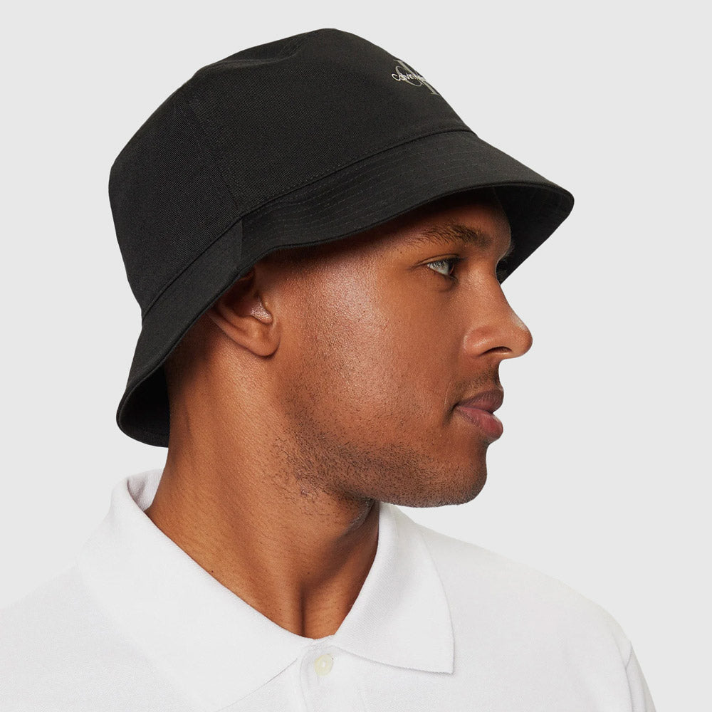 Print Bucket Hat - Black