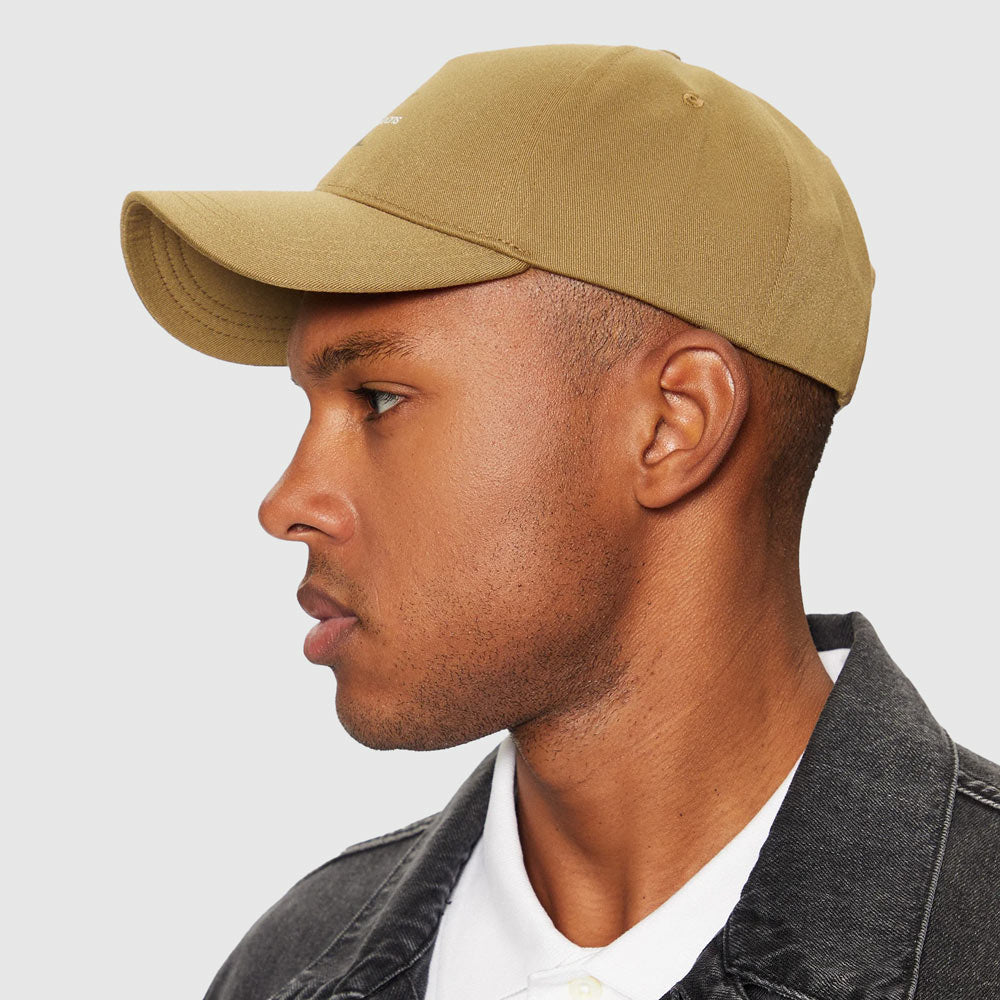Logo Print Cap - Olive