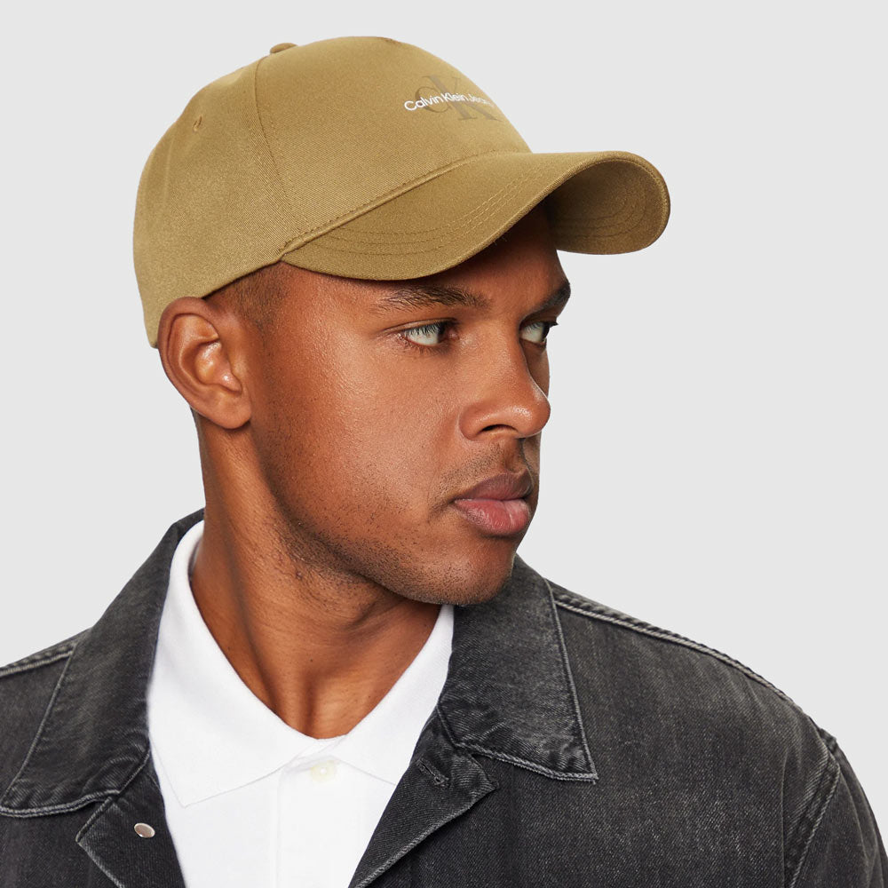 Logo Print Cap - Olive