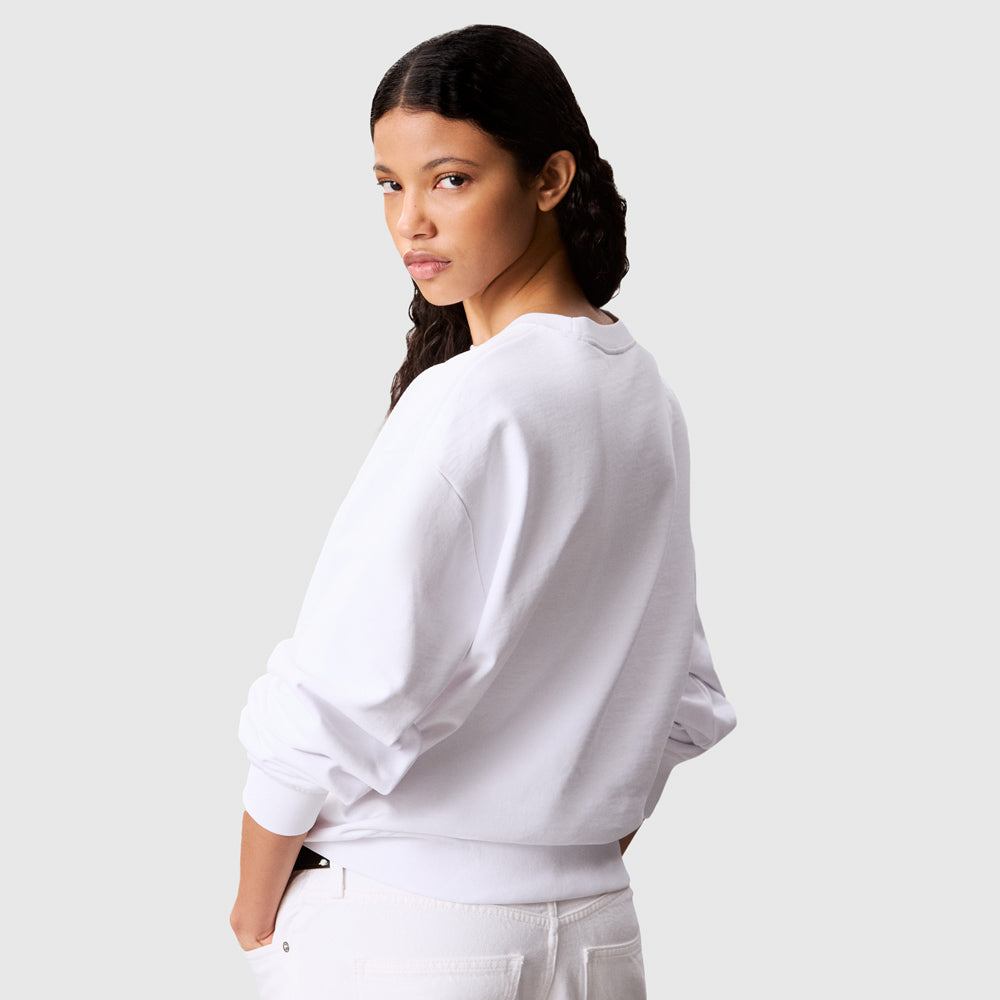 French Terry Sweater - White