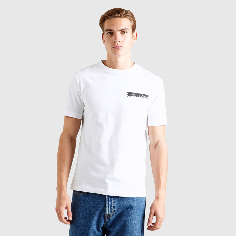 Calvin Klein Box Logo T-Shirt - White |ThirdBaseUrban