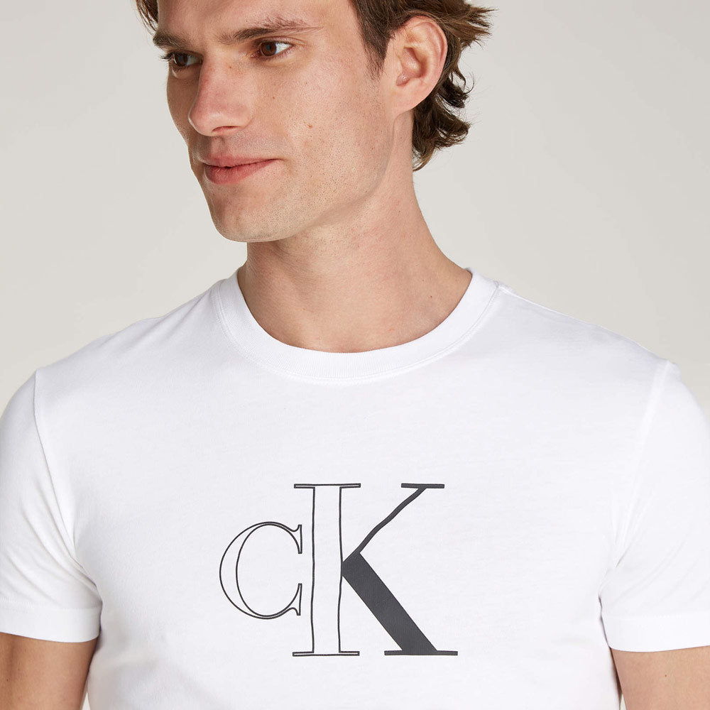 Outline Monologo T-Shirt - White