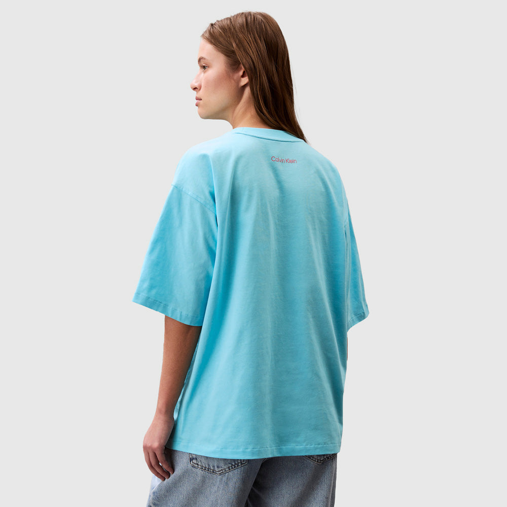 Oversize Logo T-Shirt - Blue