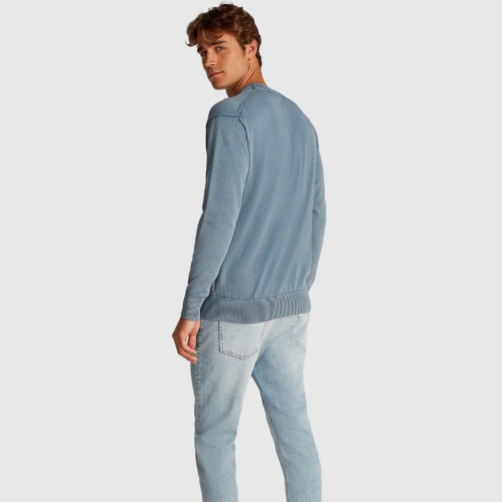 Premium Monogram Sweater - Indigo