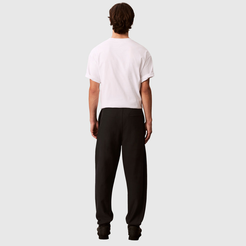 Premium Terry Monogram Jogger - Black