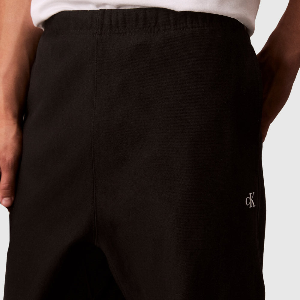 Premium Terry Monogram Jogger - Black