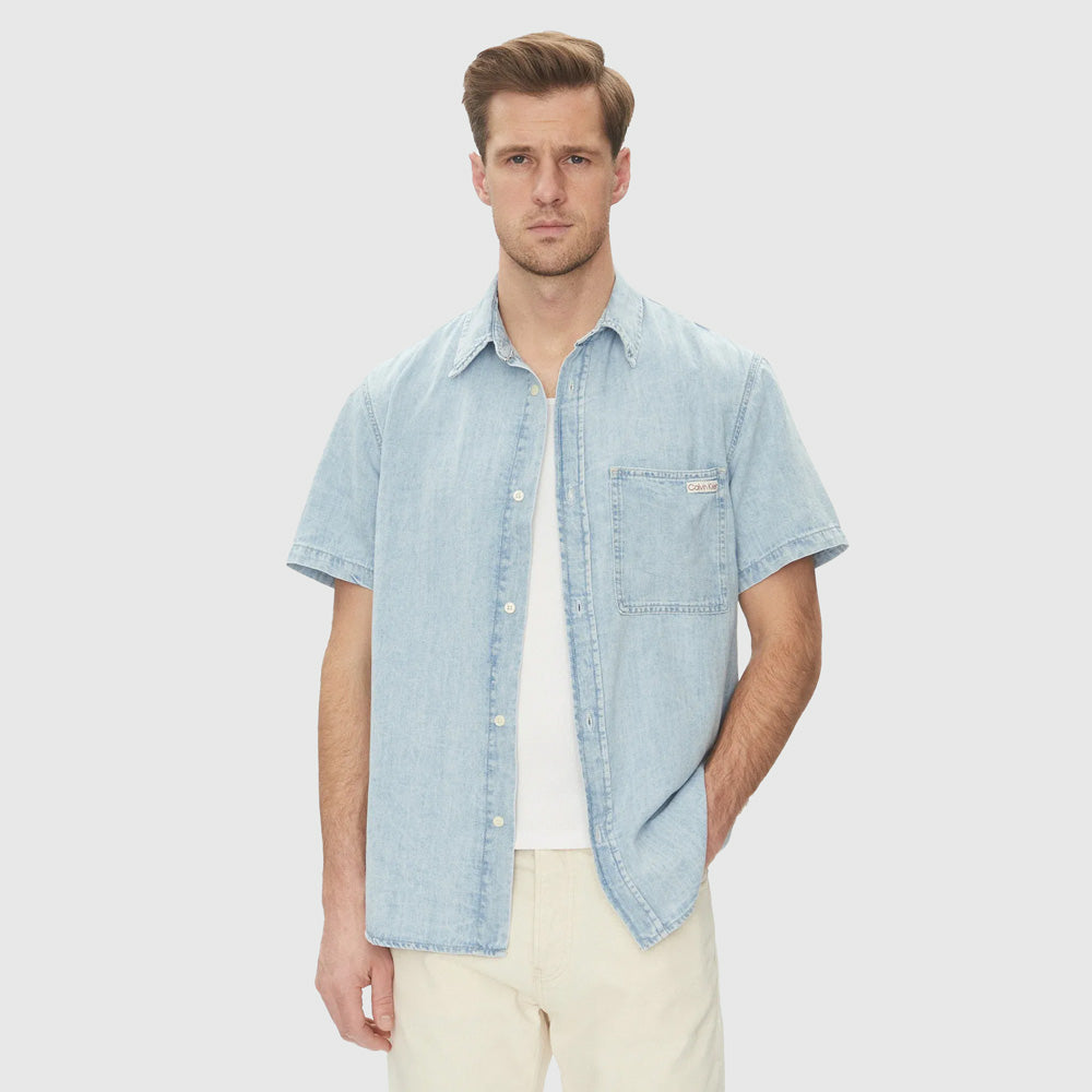 Calvin Klein Regular Denim Shirt - Denim Light |ThirdBaseUrban