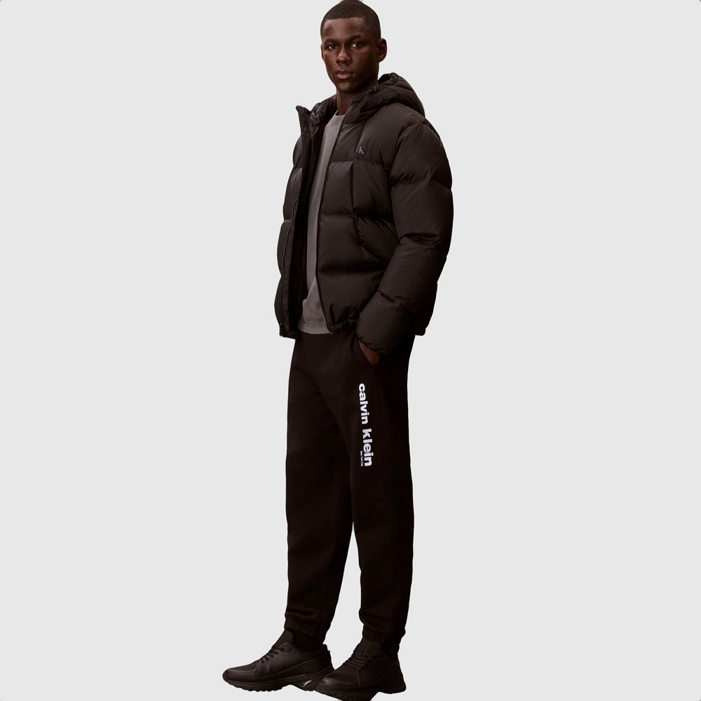 Calvin Klein Retro Graphic Jogger - Black |ThirdBaseUrban