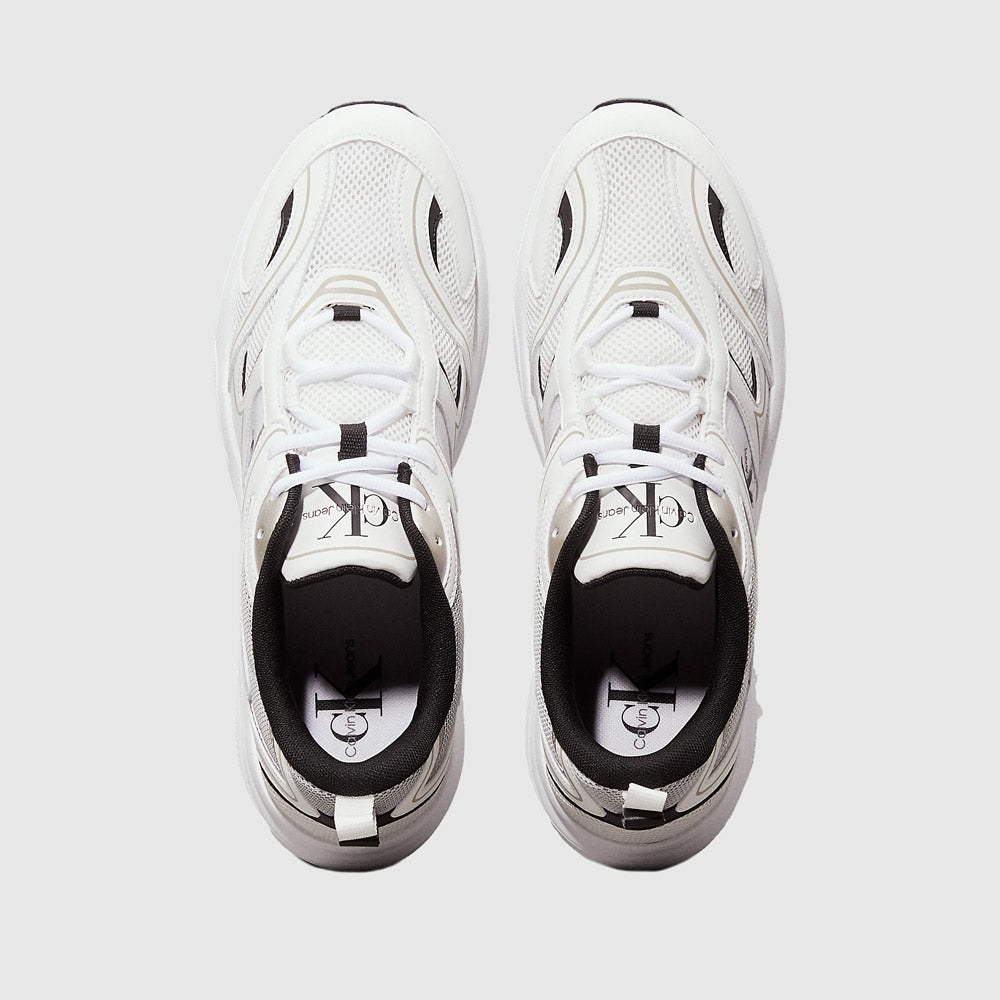 Retro Tennis Mesh Runner - White Multi