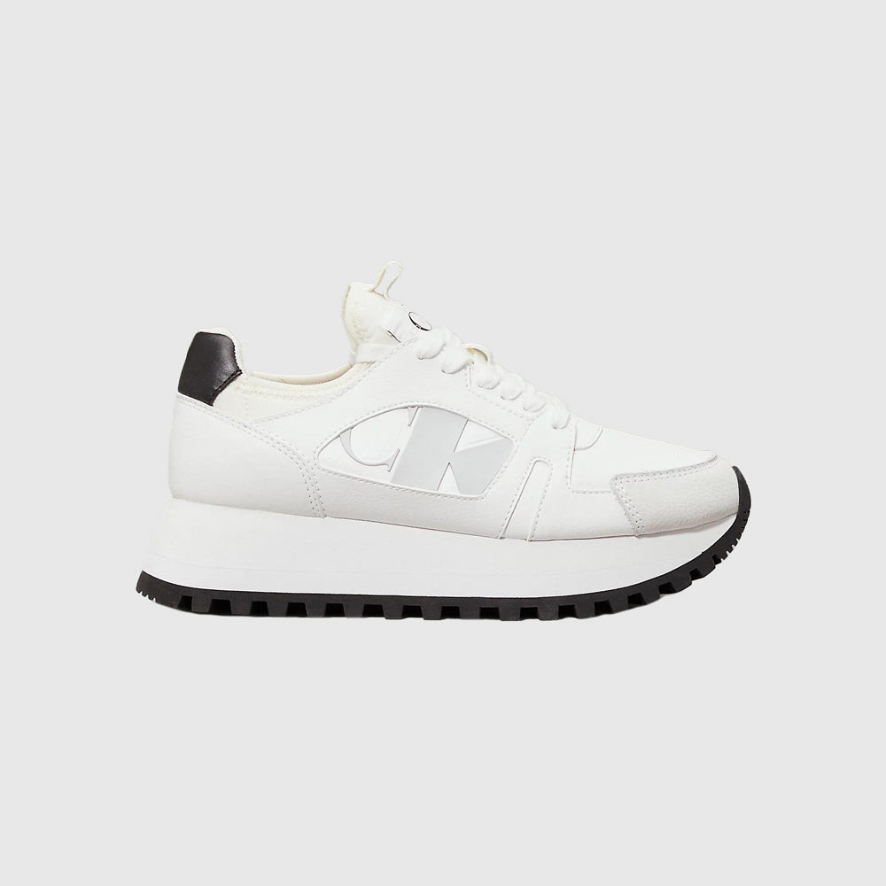 Calvin Klein Runner Low Sneaker - White Multi |ThirdBaseUrban