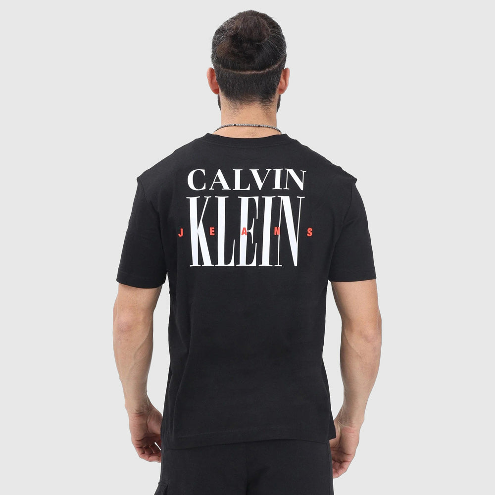 Graphic Font T- Shirt - Black
